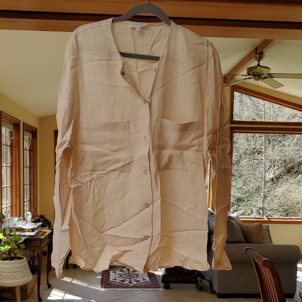 Equipment Cream Button Up